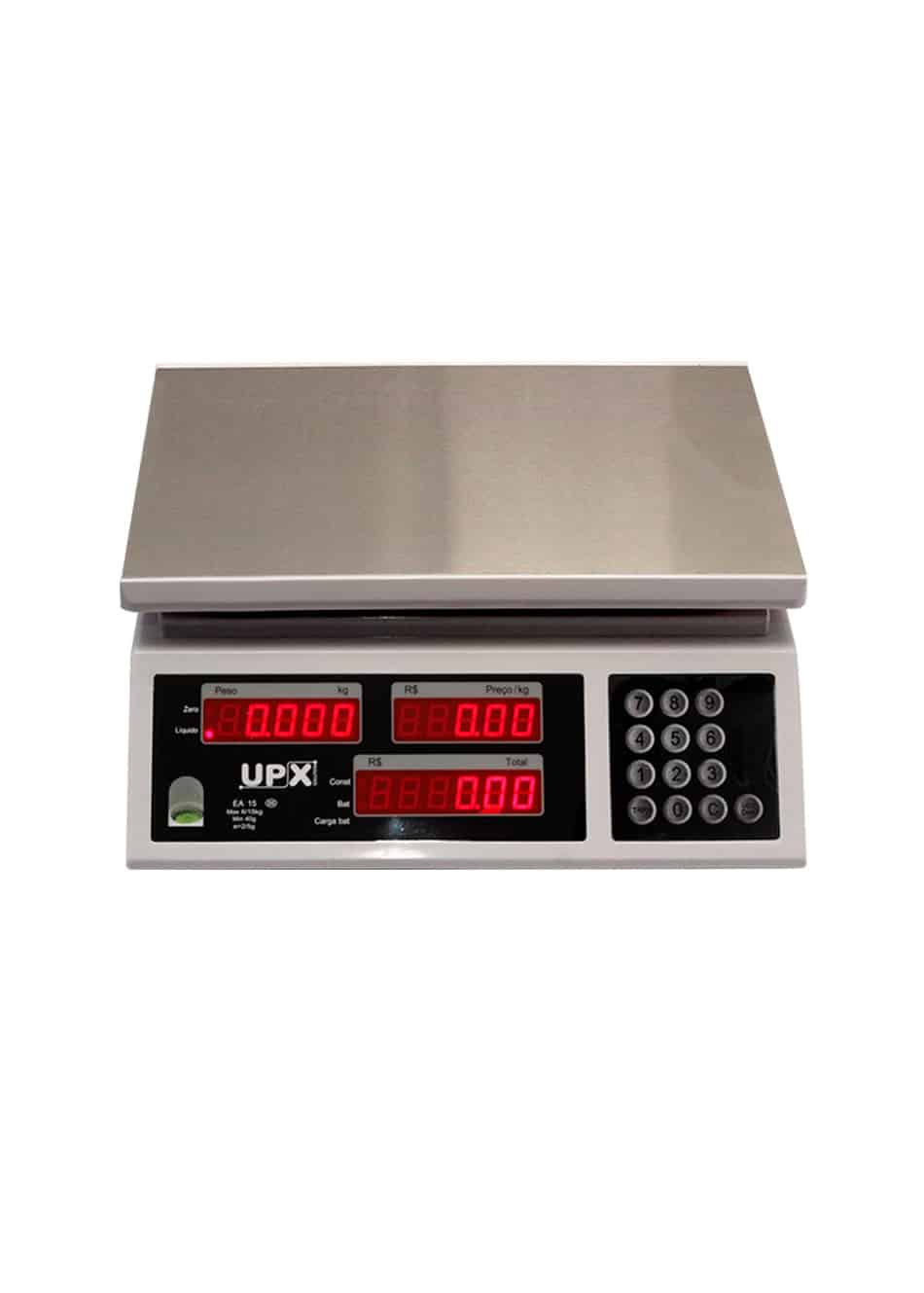 BALANÇA COMPUTADORA COMERCIAL COM BATERIA UPX BIVOLT - EA-15